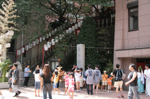 [Picture: Outside the temple]