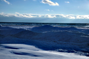 [picture: Snowy shore]