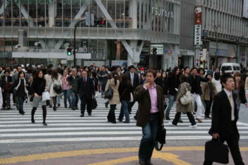 [Picture: Big square 10: crossing the street 1]