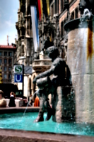 [picture: Fountain in Marienplatz]