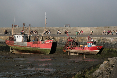 [Picture: Boats in the harbour 1]