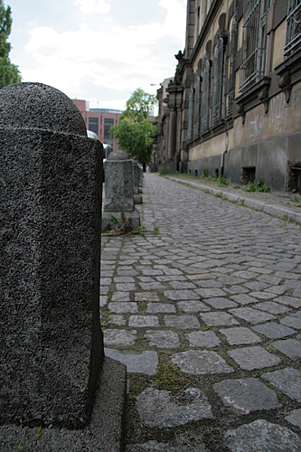[Picture: Bollards and Cobbles 1]