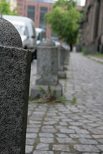 [Picture: Bollards and Cobbles 2]