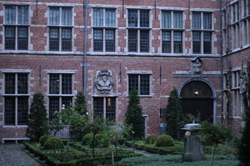 [Picture: courtyard with formal garden]