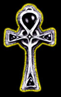 [picture: Ankh for Ankh by Xale, with black background and yellow halo]