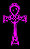 [picture: Ankh for Ankh, Purple on black]