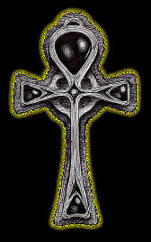 [Picture: Ankh for Ankh by Xale, with black background and yellow halo]