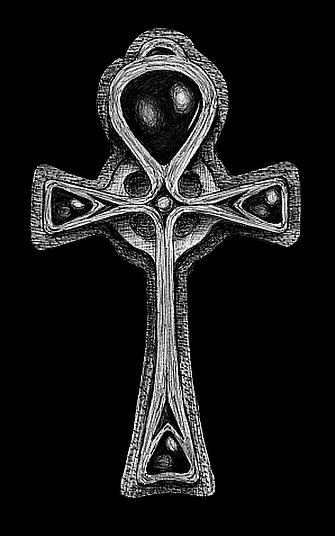 [Picture: Ankh for Ankh by Xale, with black background]